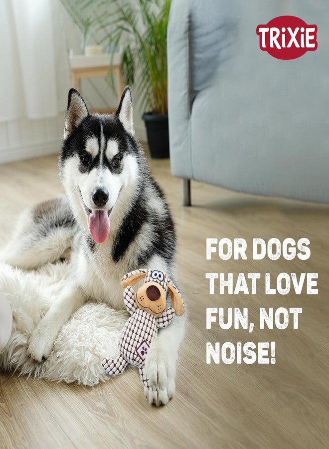 تريكسي لعبة تريكسي القطيفة الناعمة للكلاب، ألعاب صامتة للكلاب، مصنوعة من البوليستر الآمن للمضغ، تصدر صوت صفير ناعم لجذب الحيوانات الأليفة، مثالية للعب في الأماكن المغلقة والمفتوحة - 26 سم - Image 2